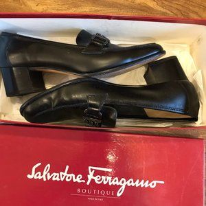 7B Salvatore Ferragamo Nero Naplakcalf dress shoes